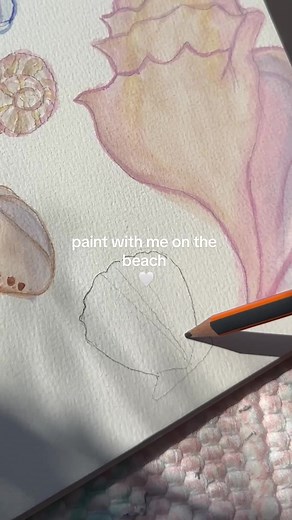 Relaxing Beach Painting ASMR Tutorial