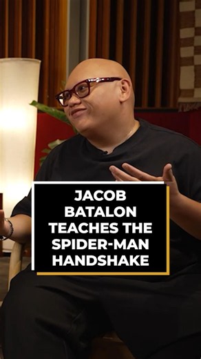 Jacob Batalon teaches the Spider-Man Secret Handshake