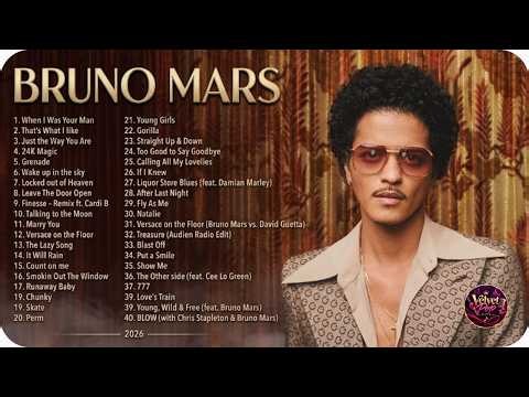 Bruno Mars 2 Hour Playlist | Best Love Songs & Timeless Hits [4K]