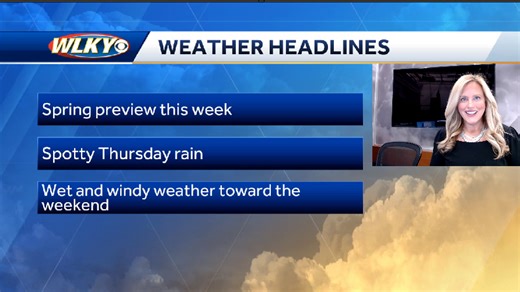 Monday: Above normal temps and sunshine