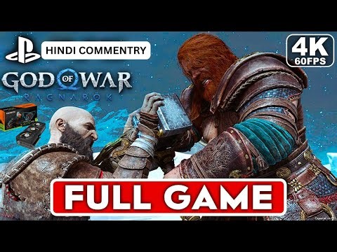 GOD OF WAR 4 REMASTERED PC RTX4070 SUPER LIVE FULL GAME [4K 60FPS] - HINDI Commentary