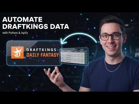How to Scrape DraftKings DFS Contests & Sportsbook Odds in Minutes and at Scale (Tutorial)