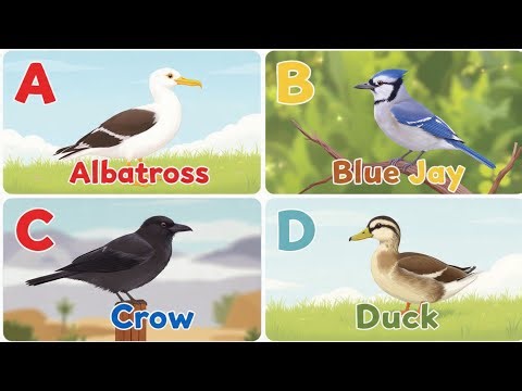 Birds Alphabet Song | ABC Safari Animals 18TH2980 | Nursery Rhyme for Kids | FT Kids Show