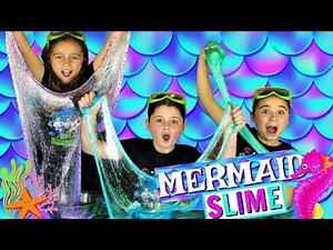 DIY GLITTER SLIME! How to Make MAGICAL MERMAID SLIME with Sparkly Glitter!