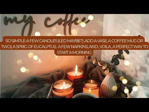 Coffee Trays for Fall to Winter