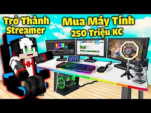 REDHOOD THỬ THÁCH 24 GIỜ TRỞ THÀNH STREAMER NỔI TIẾNG NHẤT MINECRAFT*1 NGÀY LÀM YOUTUBER CỦA REDHOOD