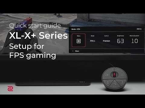 ZOWIE XL-X+ Series Gaming Monitor for Esports: Setup for FPS Gaming