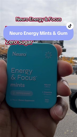 🤯 Ditch the coffee crash. The secret to laser focus is officially here. Introducing Neuro Energy & Focus Peppermint gums and mints! They're packed with clean ingredients: Natural Caffeine and L-Theanine (the ultimate duo for calm, jitter-free energy) plus B-Vitamins. Whether you’re crushing an all-night study session, powering through the afternoon slump, or need a clean pre-workout boost, this is your new pocket-sized superpower. It's sugar-free, vegan, and tastes like a fresh blast of pepperm