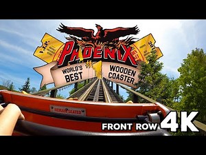 POV: Phoenix (Front Row) Wooden Coaster at Knoebels Amusement Resort 2023 4K 30FPS | #knoebels