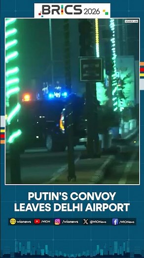 BRICS Summit 2026: Putin Arrives in Delhi for BRICS Summit, PM Modi Meet Ahead| WION