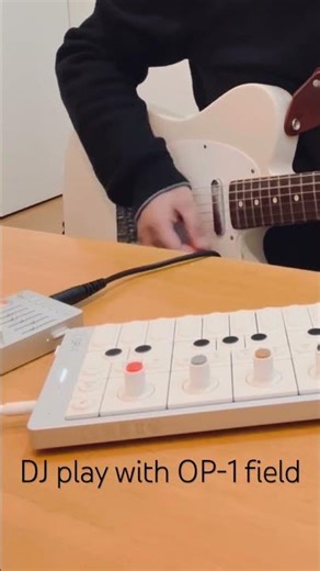DJ play with TX-6 and OP-1 field #op1field #teenageengineering #learntojam