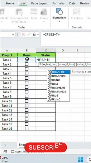 Excel Hack: Create & Use Check Box in Excel Like a Pro (Quick Tutorial) 🔥#excel #exceltips
