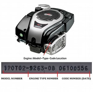 How To Locate Your Briggs and Stratton Engines Model-Type-Code