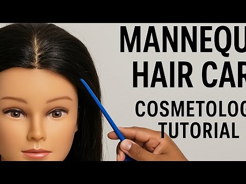 How to clean and restore a cosmetology training head / mannequin hair care tutorial