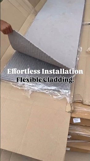how to install flexible cladding | #exteriordesign #instalation #india