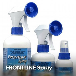 FRONTLINE SPRAY: • Contains fipronil to kill existing flea and tick...