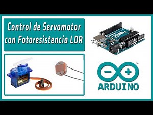 ✔️ Arduino UNO from Scratch - SG90 Servo Motor Control with Light Sensor (LDR)