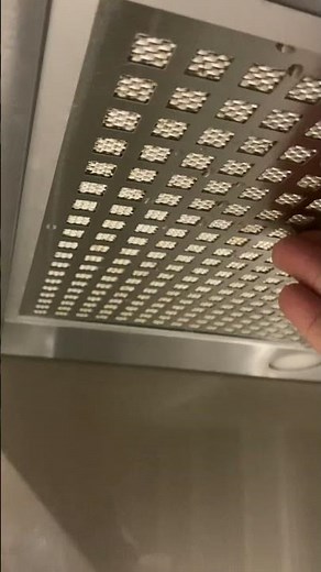 Fisher and paykel range hood, uninstall/install baffle filter #shorts