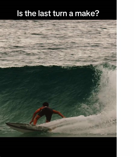 Exploring the Perfect Last Turn in Surfing
