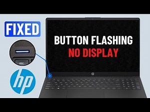 Fix HP Laptop Power Button Blinking