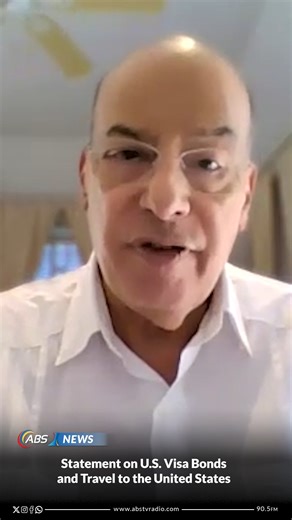 Statement on U.S. Visa Bonds and Travel to the United States By Sir Ronald Sanders, Ambassador of Antigua and Barbuda to the US | ABS Television/Radio