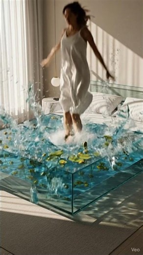 ASMR: The Most Relaxing Frog Bed Ever | Morning Sunlight Reflections in 8K