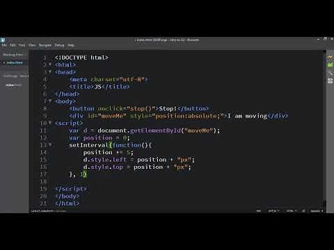 Animate with setInterval() and clearInterval()