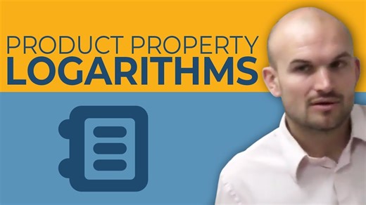 What is the product property of logarithms?