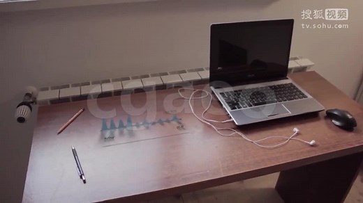 实拍场景后期特效合成伴随音乐跳动可视化音频波形AE模板 3D Music Visualizer in Your Video