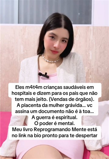 Eles m4t4m crianças saudáveis em hospitais e dizem para os pais que não tem mais jeito. (Vendas de órgãos). A placenta da mulher grávida… vc assina um documento não é à toa… A guerra é espiritual. O poder é mental. Meu livro Reprogramando Mente está no link na bio pronto para te despertar. #béalima #reprogramandomente #reprogramaçãomental #placenta #oculto