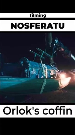 How Nosferatu 2024 was filmed. Orlok's coffin