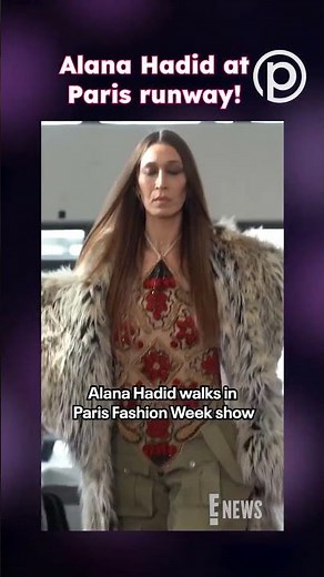 Forget the runway, Alana Hadid turned PFW into her personal fashion battlefield! ⚔️ #AlanaHadid