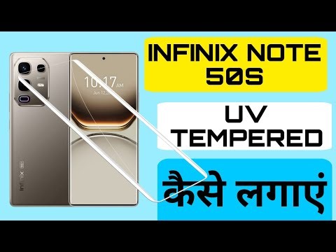Infinix Note 50s UV Tempered Glass Kaise Lagaye | Full Process (No Bubble) #uvglass #infinixnote50s