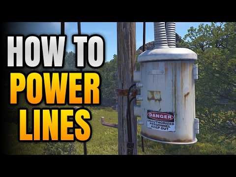 How To Get Power From Power Lines In Rust | How To Turn On And Use The Transformers