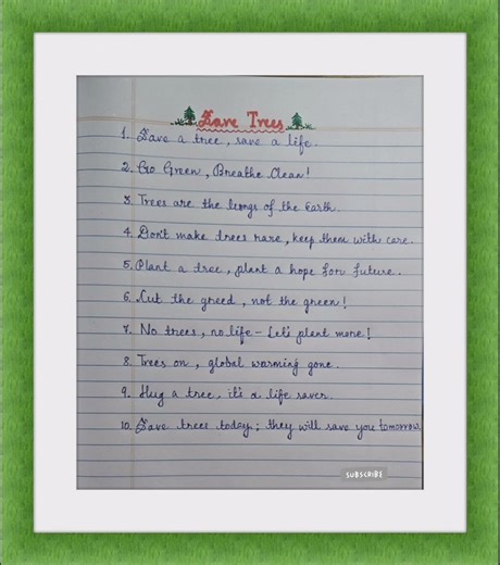 🌳 10 Impactful Slogans: Save Trees #gogreen #plantmoretrees #savetrees