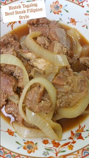 BEEF STEAK FILIPINO STYLE BISTEK TAGALOG RECIPE