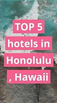 10/10 - Hidden Splendor 🌊: Revealing the Top 5 hotels in Honolulu, Hawaii#hotels #luxuryhotel