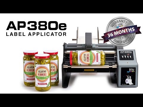 DTM AP380e Label Applicator with matrix rewinding - 30% faster