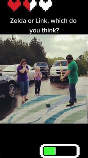 Zelda themed gender reveal! #genderreveal