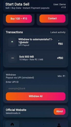 Data Sell APK | Free Data Sell to Earn Money Online 🤑