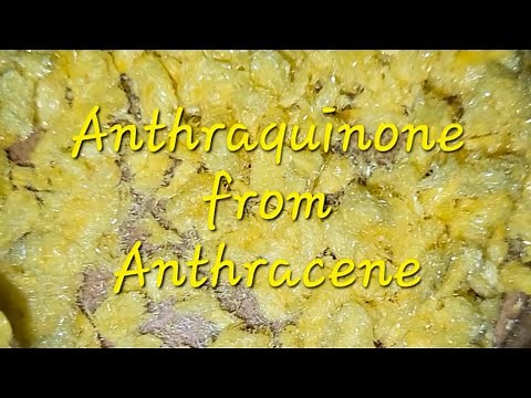 Anthraquinone (Anthracene oxidation)