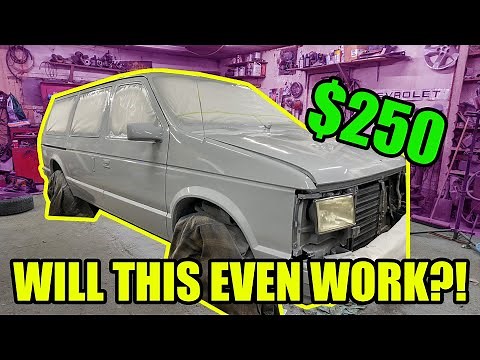 Can You Clear Coat Over Primer - 1989 Dodge Caravan Rust Repair and Paint Job