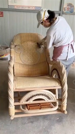 Pembuatan Kursi Goyang Rotan yang Kokoh #shorts