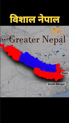 historical map of Nepal. Map of Greater Nepal. #greaternepal #sujanpokhrel #nepal