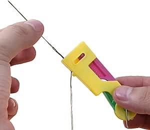 3-Pack Automatic Needle Threaders – Quick & Easy Sewing Machine Threading Tool | Durable Plastic Needle Threader for Effortless Hand & Machine Use (3)