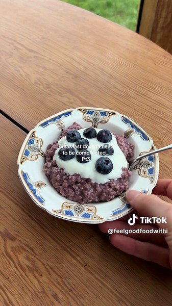 Easy Blueberry Oat Bowl Recipe for Breakfast