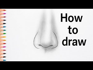 How to Draw a Nose | Easy Step-by-Step Nose Drawing for Beginners