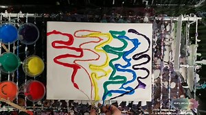 I love the string pull acrylic pour technique, so I thought I'd try a fun, crazy rainbow string pull! Materials used: Artist's Loft Flow Acrylics DecoArt Inc. fluid acrylics (dioxazine purple) Flood Wood Care Floetrol Water Cotton string 9x12 canvas Paint Ratios: 50% floetrol, 30% paint, 20% water MUSIC: Welcome to Hollywood by @Johnnie Ferro . Learn everything you need to know about acrylic pouring in my new online workshop: https://mixedmediagirl.com/courses/ DONATE VIA PAYPAL: https://bit.ly/