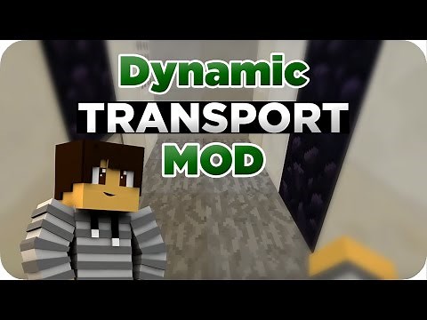 Perfekter Kabinenaufzug! | Minecraft DYNAMIC TRANSPORT MOD [DE]
