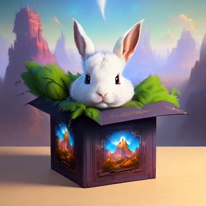 5K views · 1K reactions | Bunny in a Box. | Pam's Gifs and Videos | Facebook